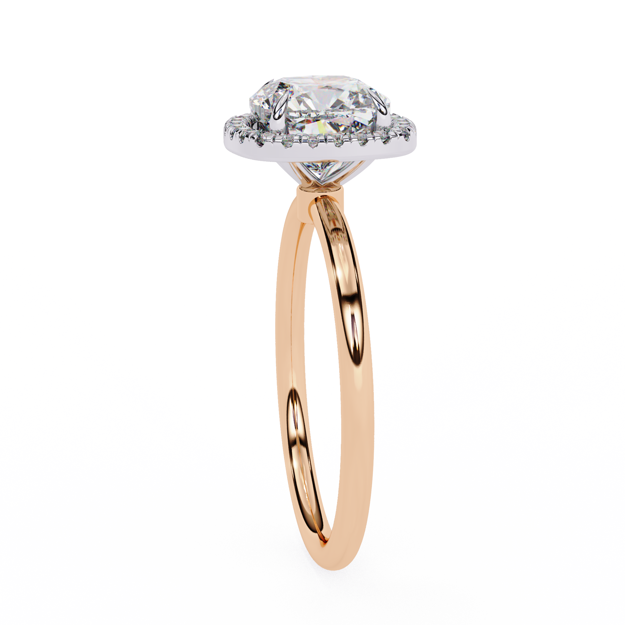 Poppy Halo Ring