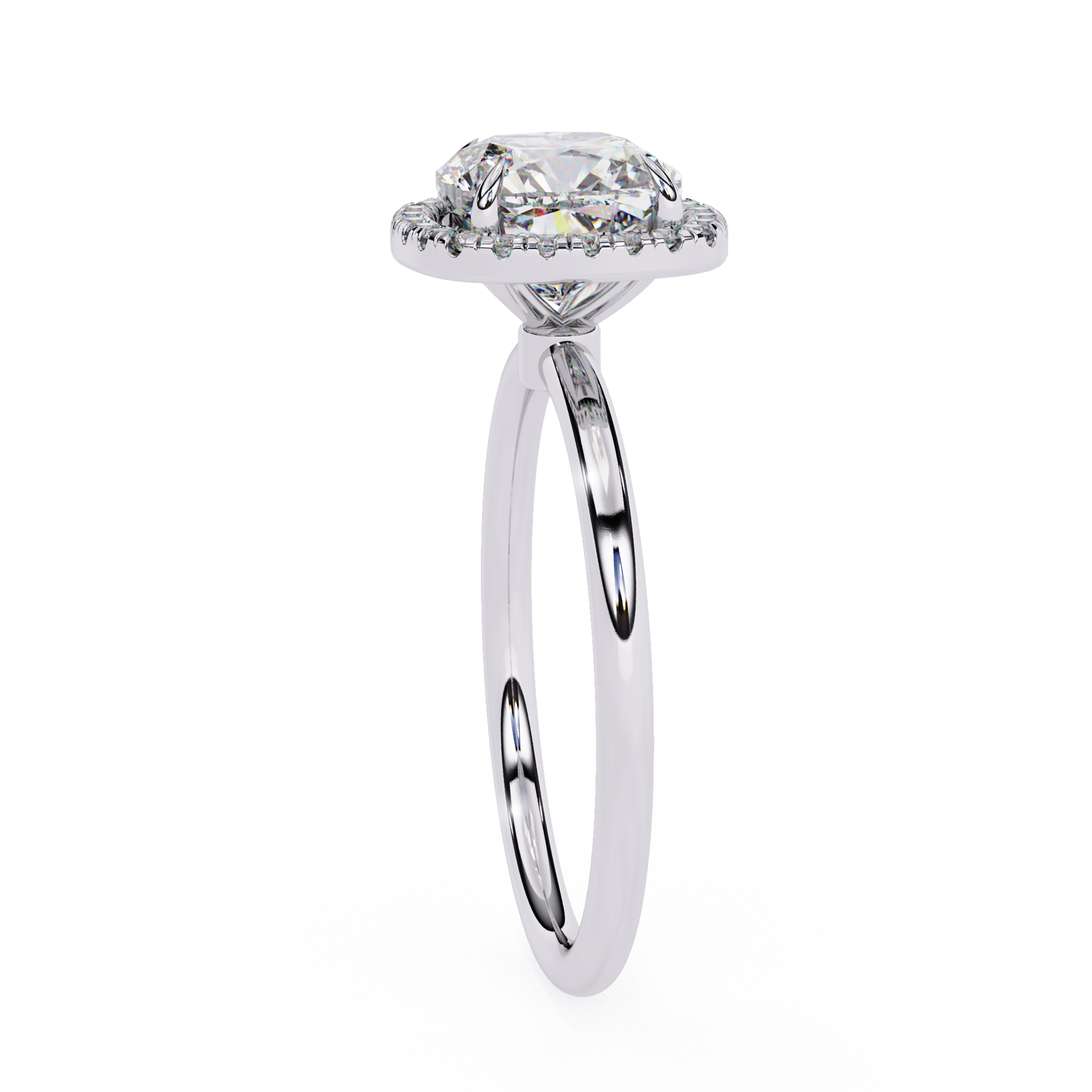 Poppy Halo Ring
