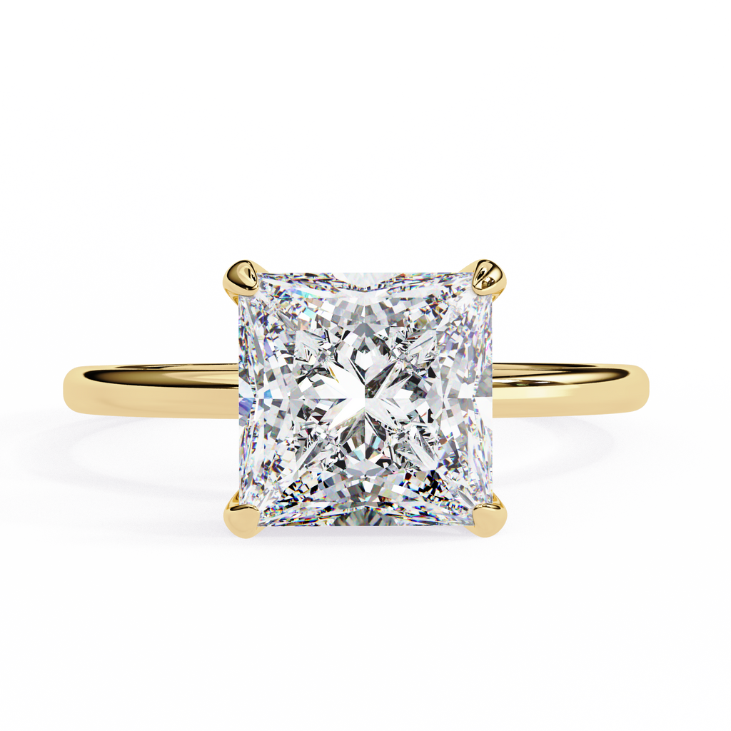 Luna Solitaire Ring