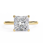 Luna Solitaire Ring