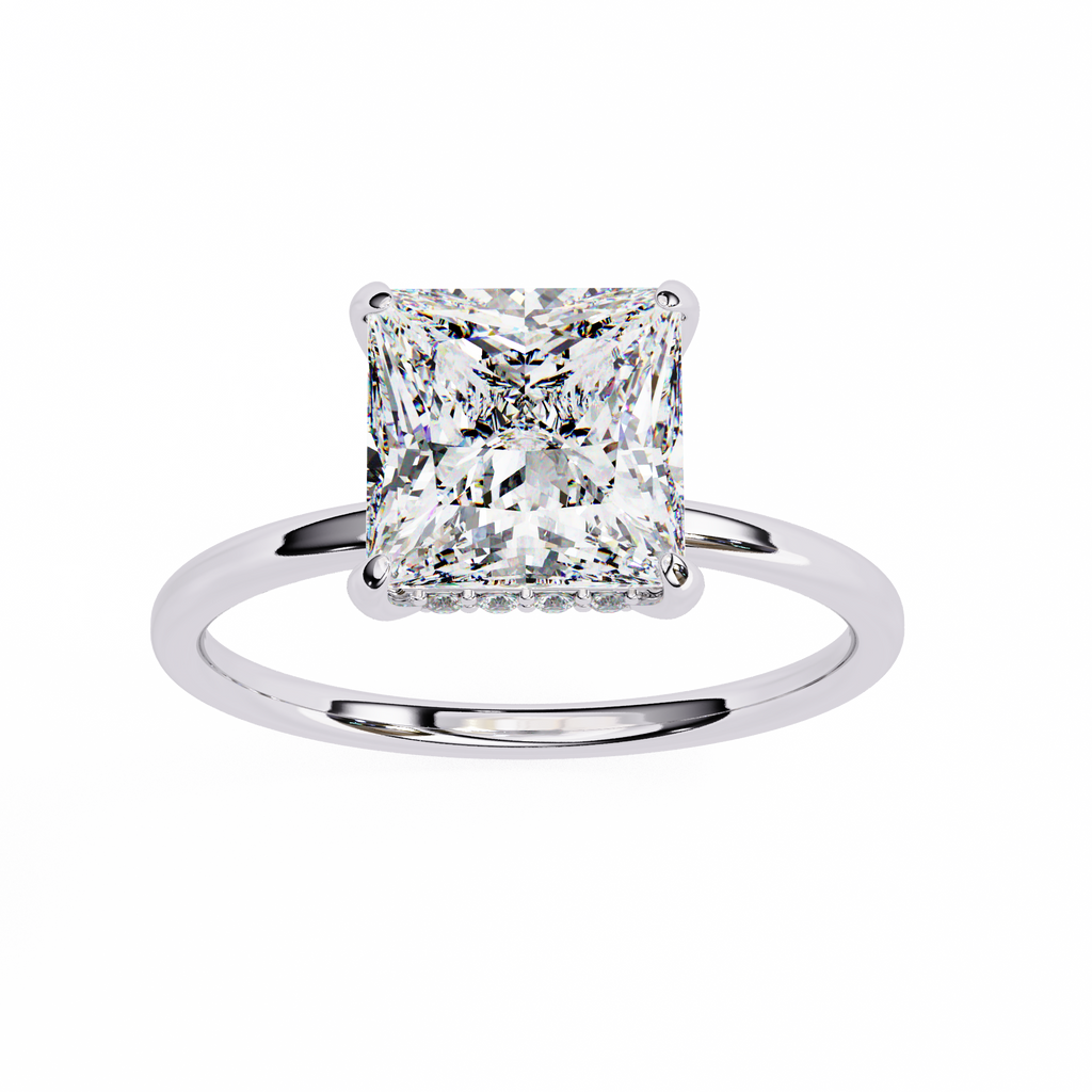Luna Solitaire Ring