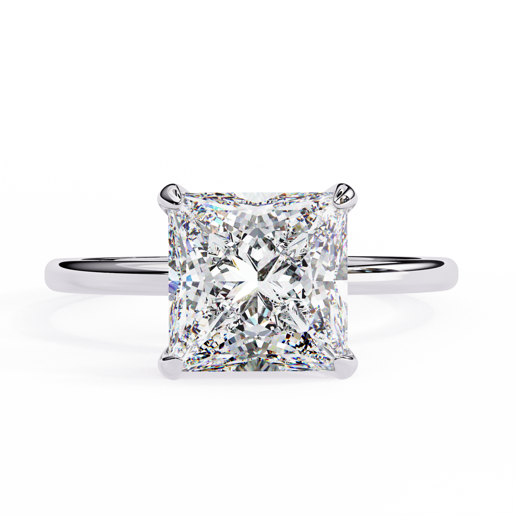 Luna Solitaire Ring