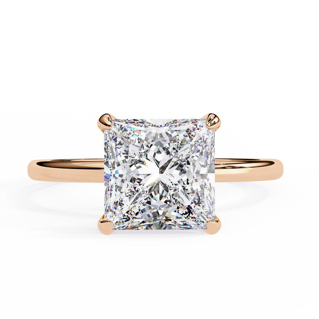 Luna Solitaire Ring