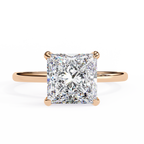 Luna Solitaire Ring