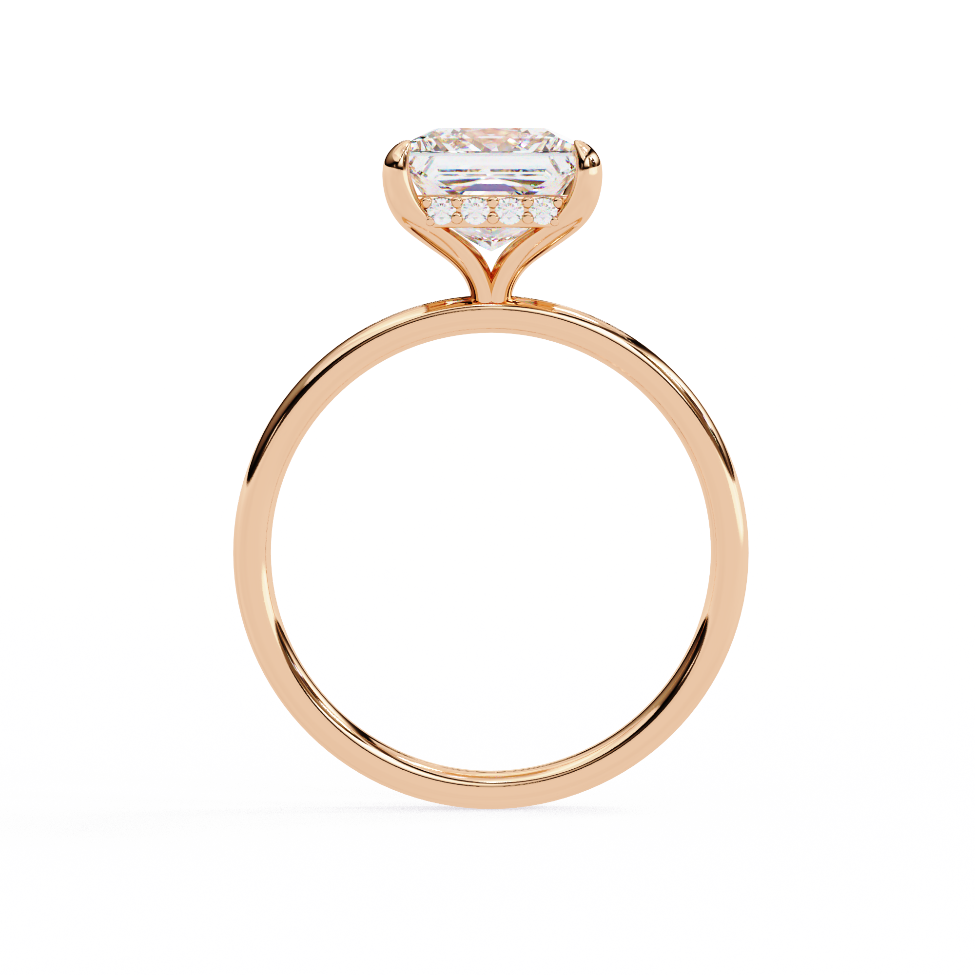 Luna Solitaire Ring