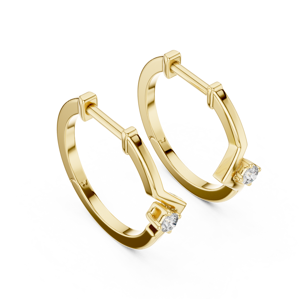Kiara Solitaire Earring