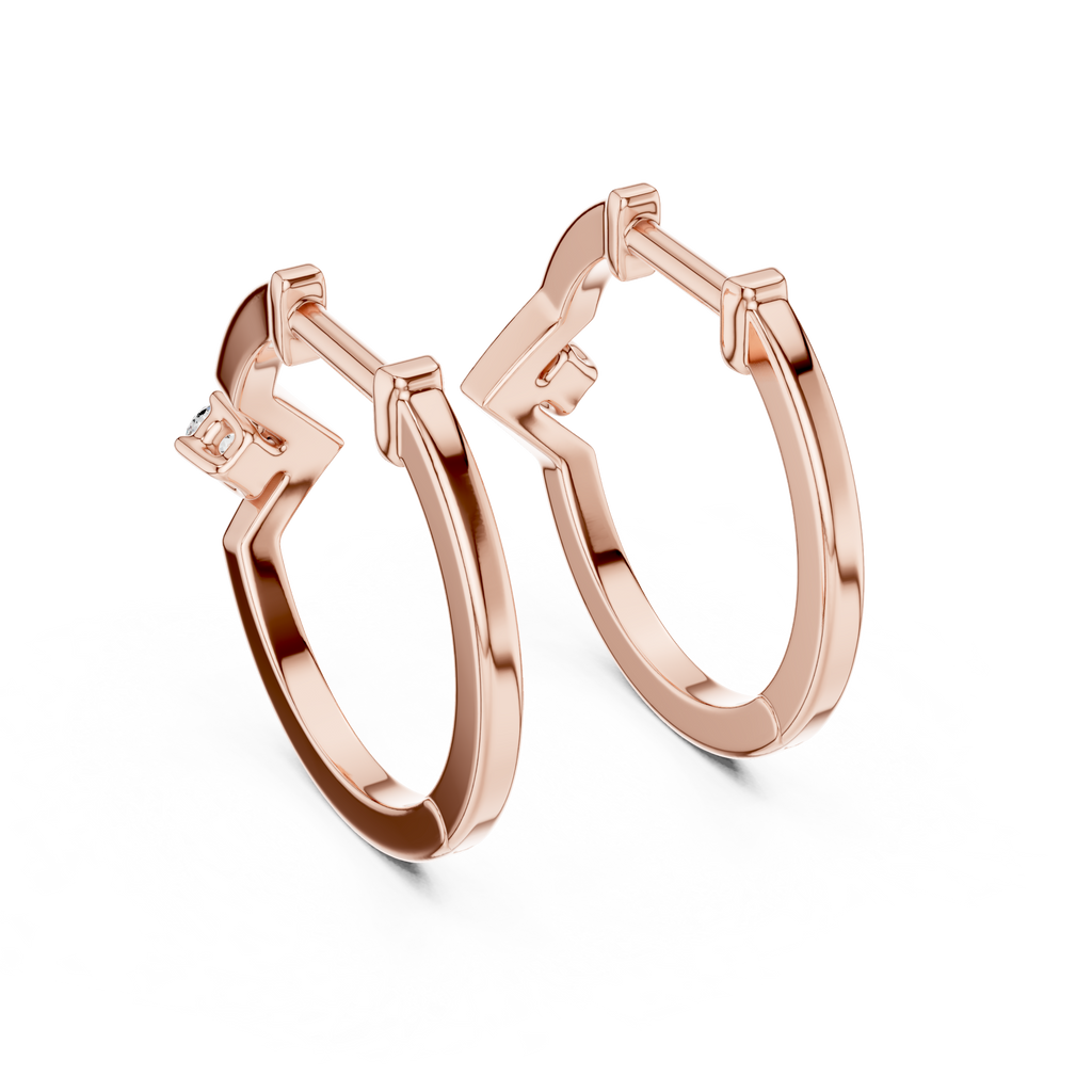 Kiara Solitaire Earring