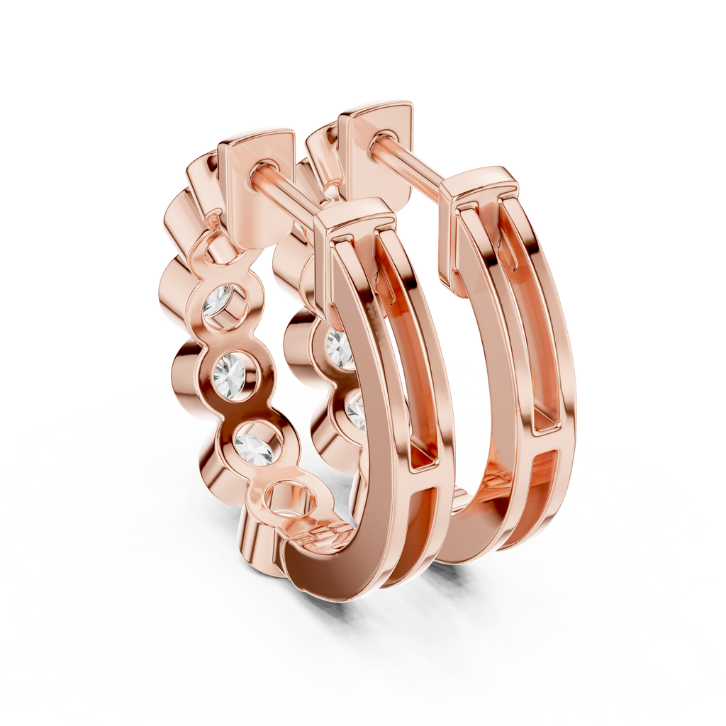 Ezra Diamond Earring