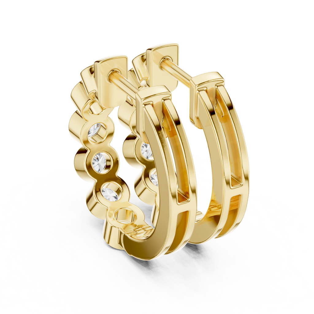 Ezra Diamond Earring