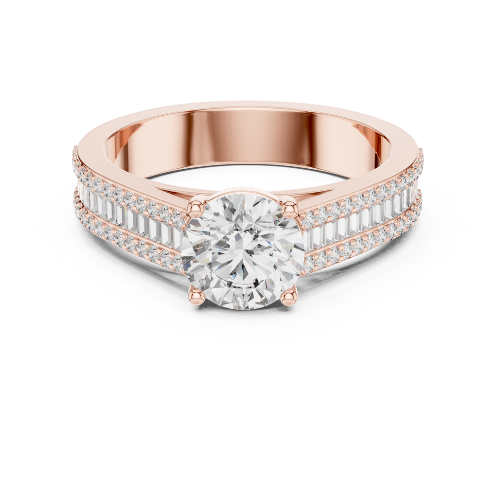 Iris Solitaire Ring