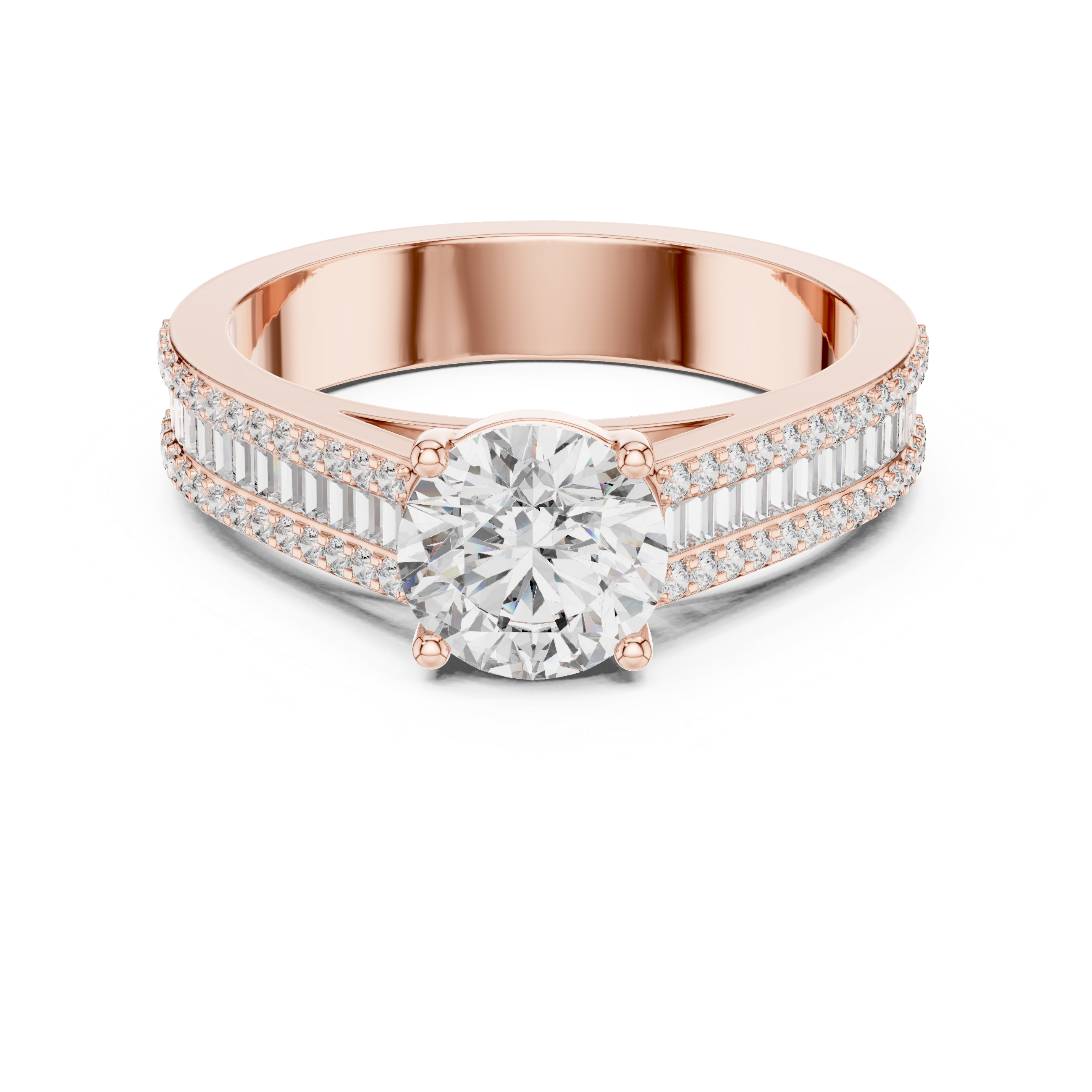 Iris Solitaire Ring