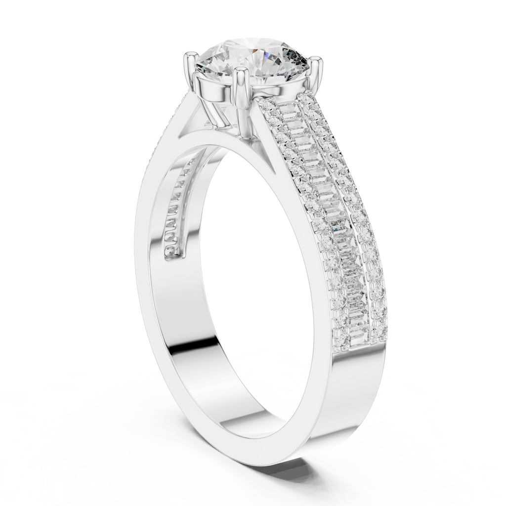 Iris Solitaire Ring