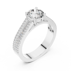 Iris Solitaire Ring