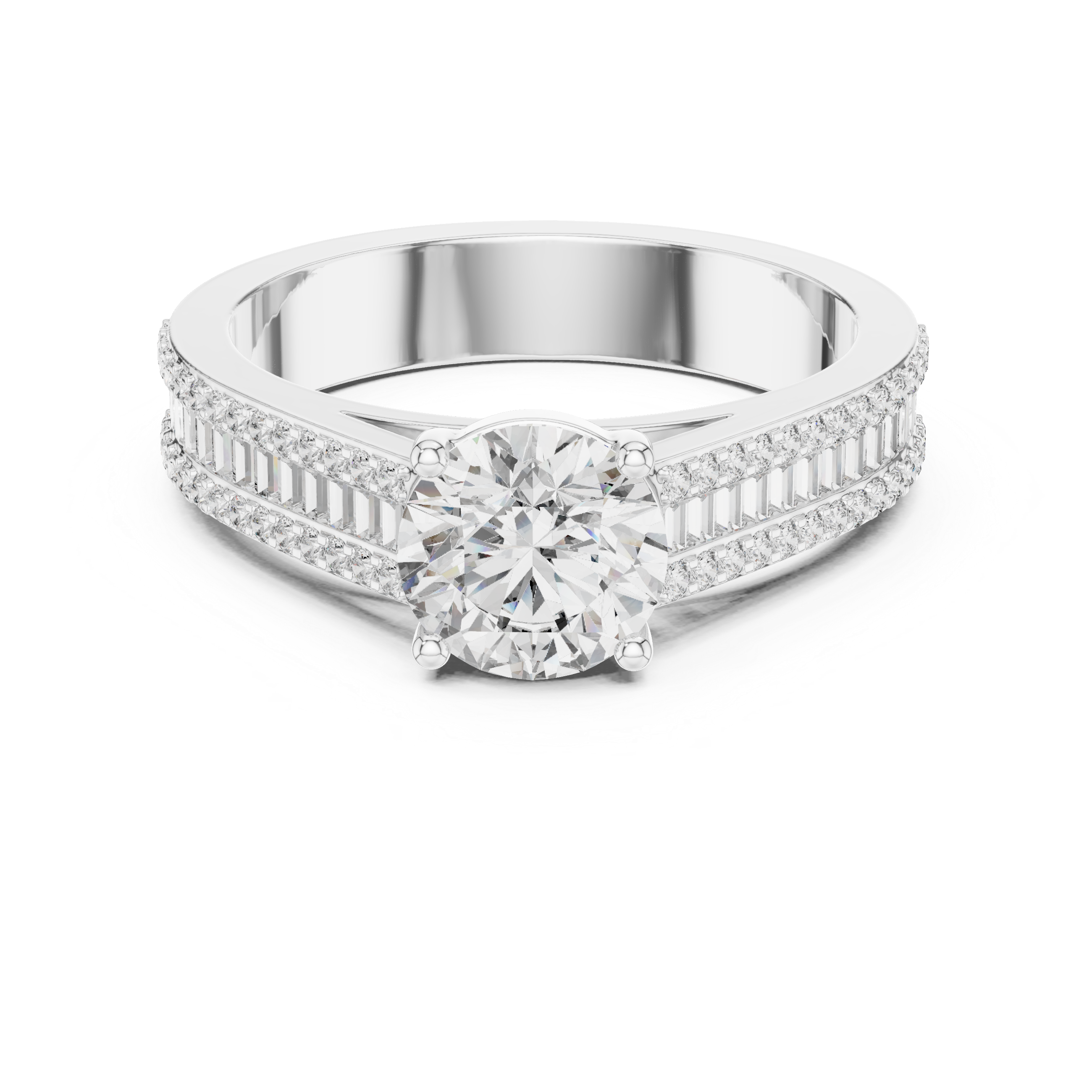 Iris Solitaire Ring