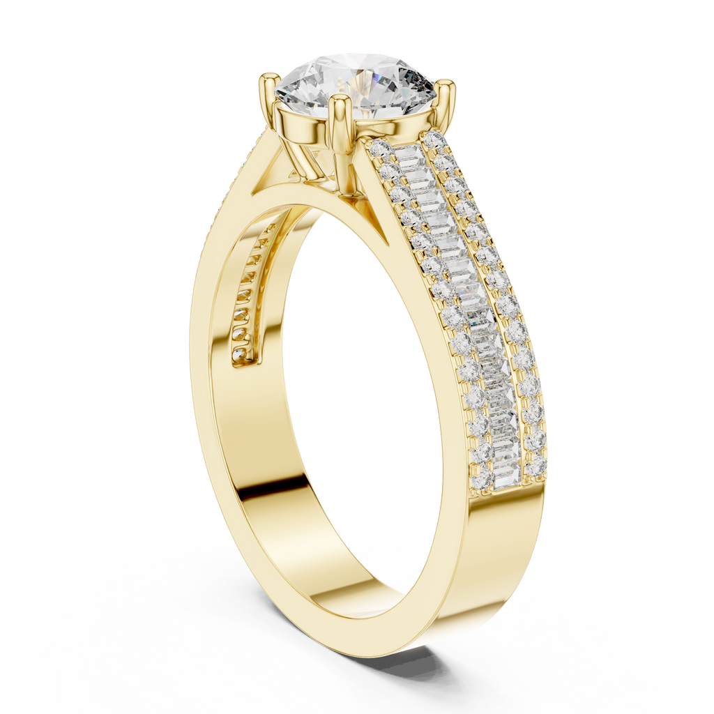 Iris Solitaire Ring
