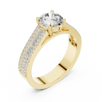 Iris Solitaire Ring