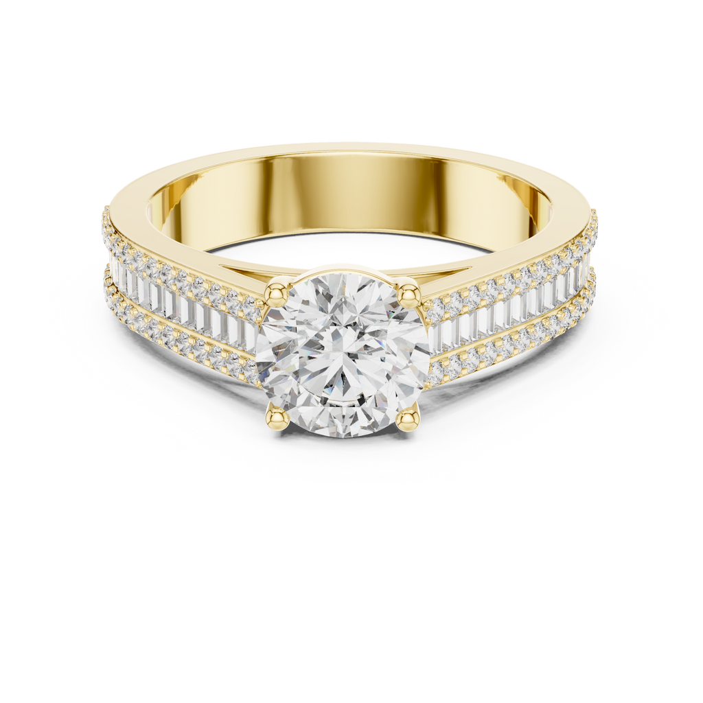 Iris Solitaire Ring