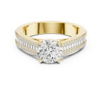 Iris Solitaire Ring