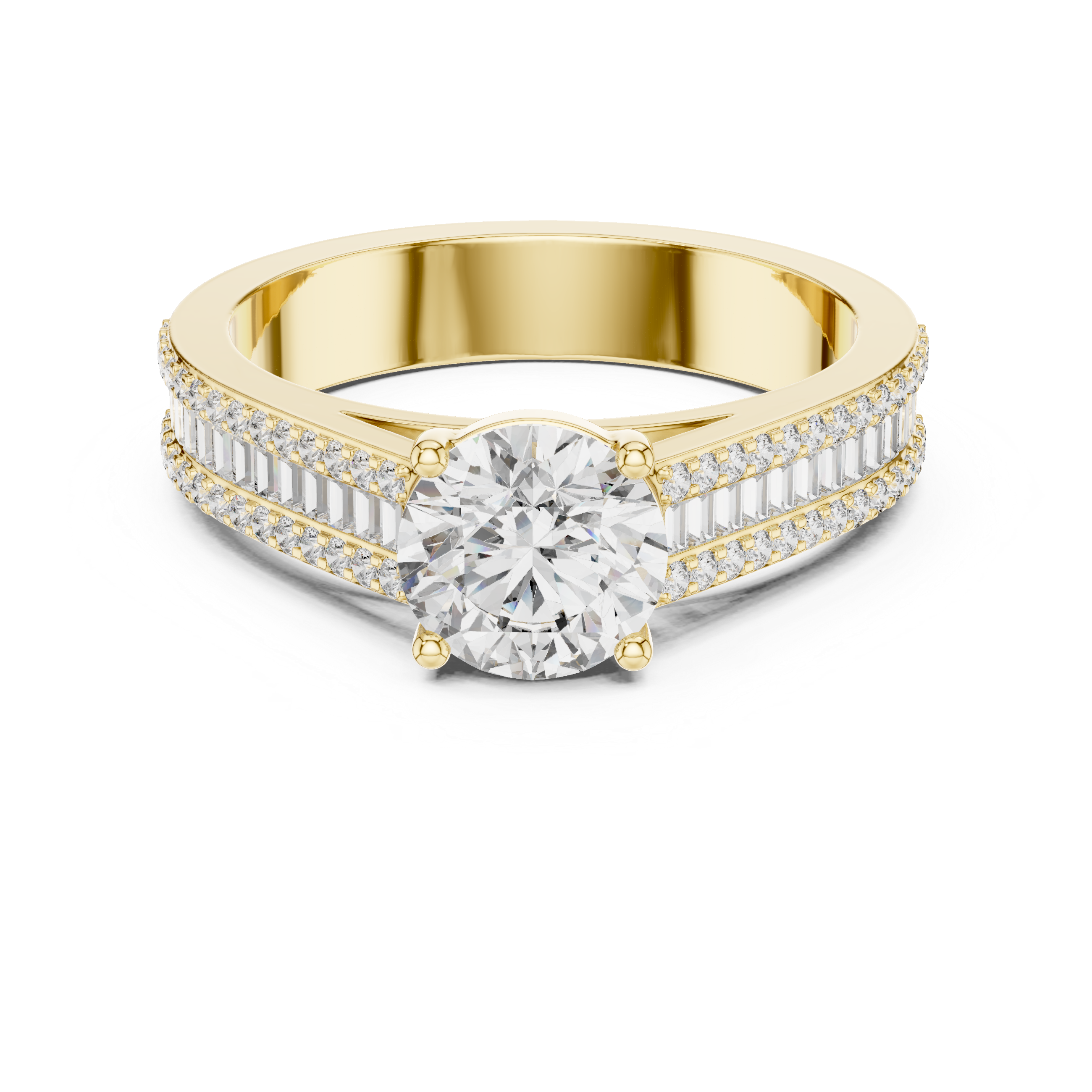 Iris Solitaire Ring