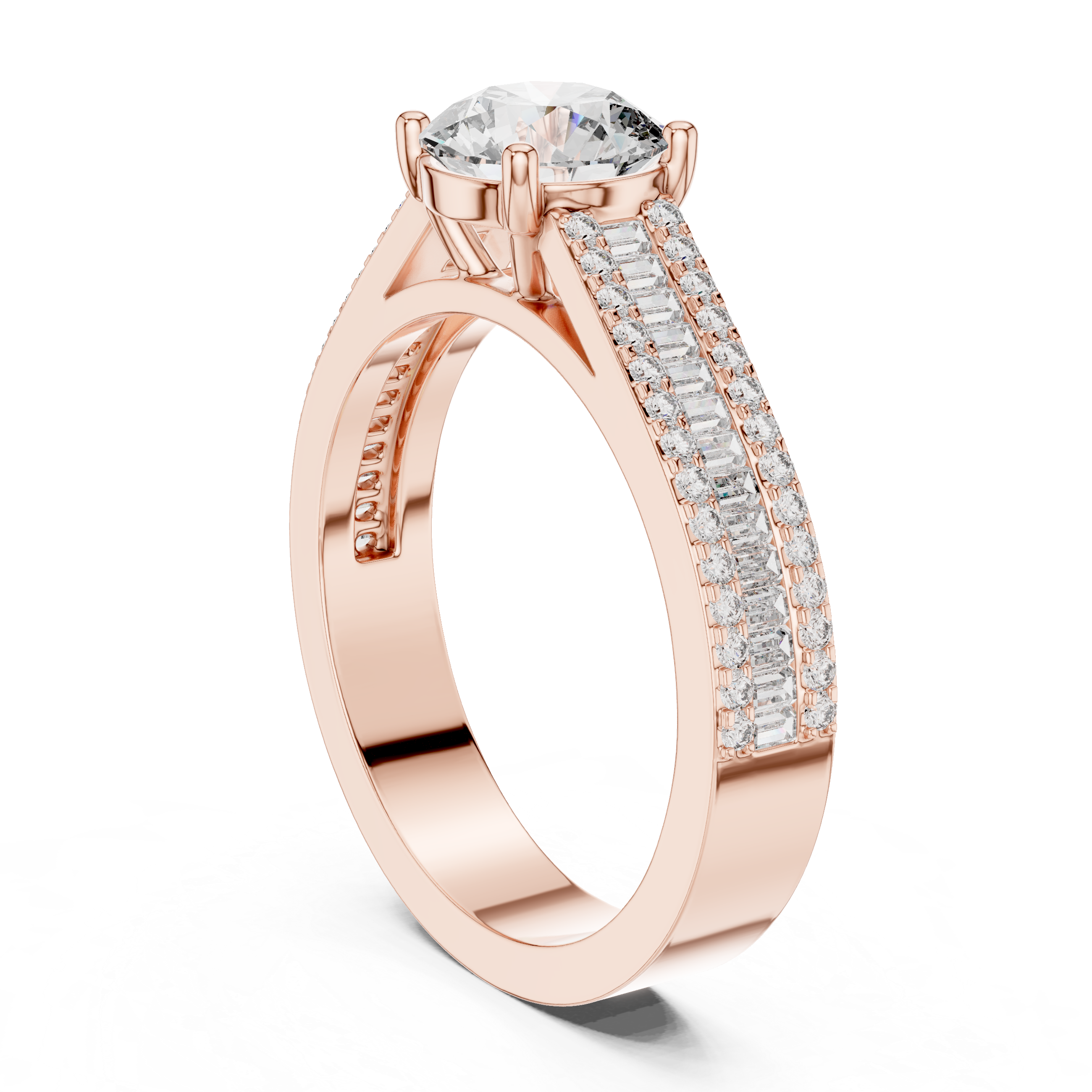 Iris Solitaire Ring