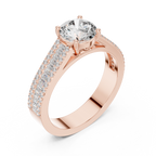 Iris Solitaire Ring