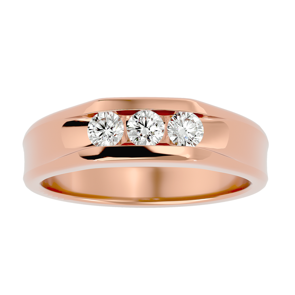 Francis Diamond Mens Studded Ring