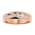 Francis Diamond Mens Studded Ring