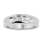 Francis Diamond Mens Studded Ring