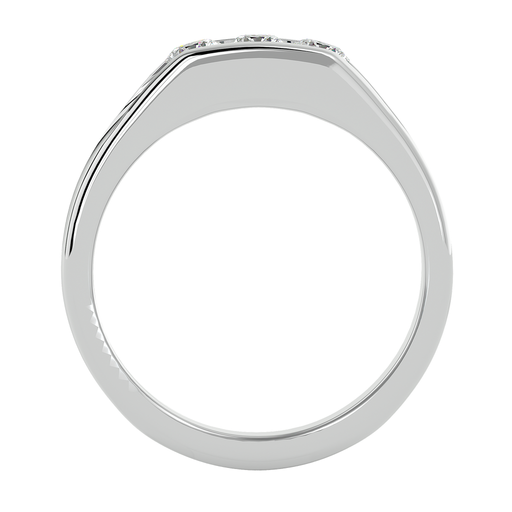 Francis Diamond Mens Studded Ring