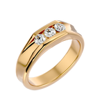 Francis Diamond Mens Studded Ring
