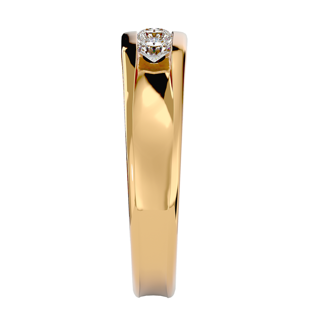 Francis Diamond Mens Studded Ring
