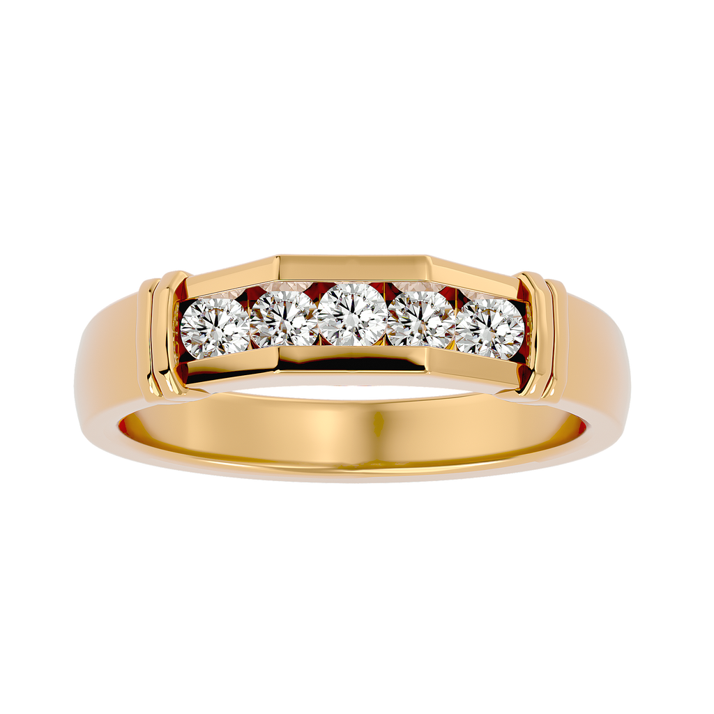 Ian Diamond Mens Studded Ring