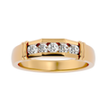 Ian Diamond Mens Studded Ring