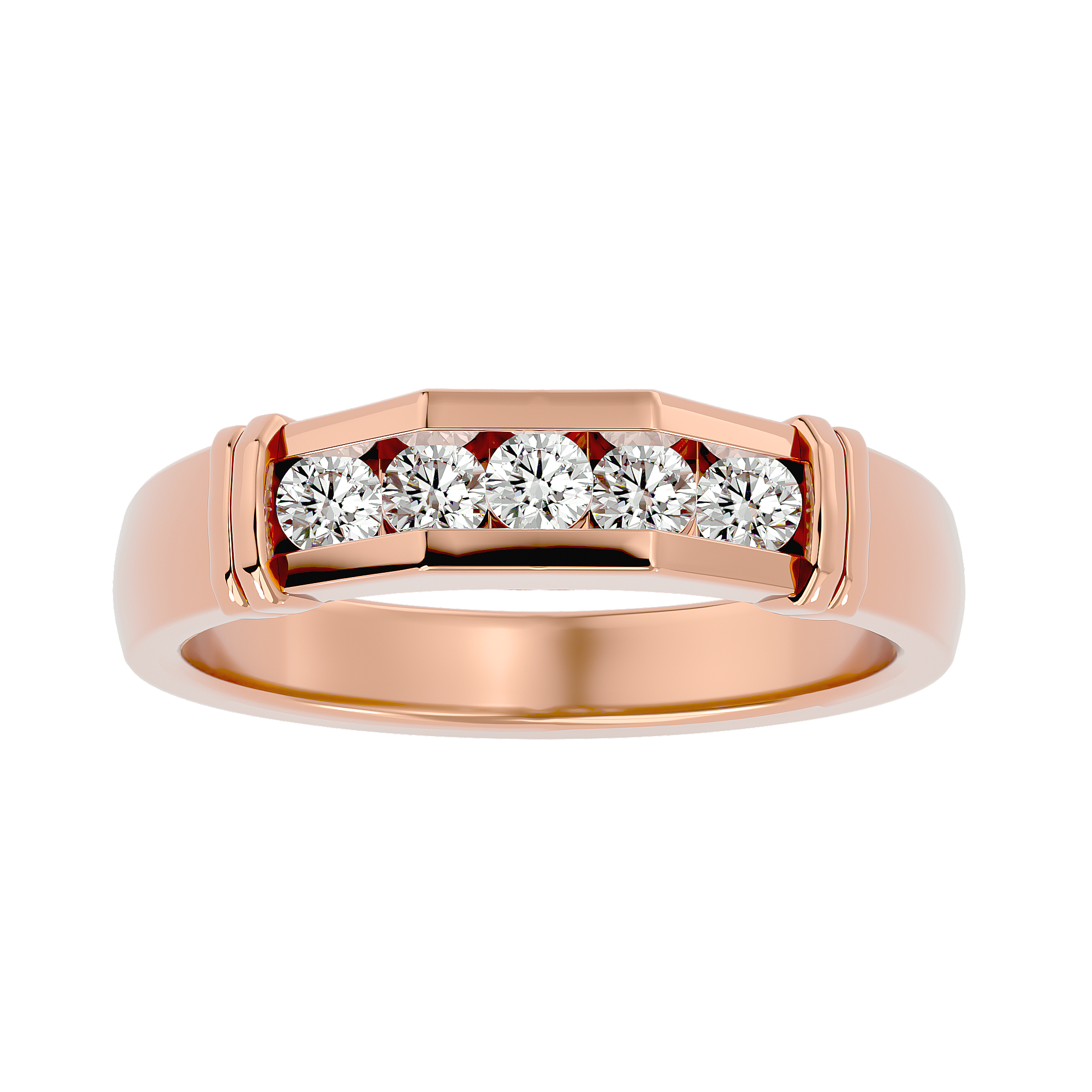 Ian Diamond Mens Studded Ring