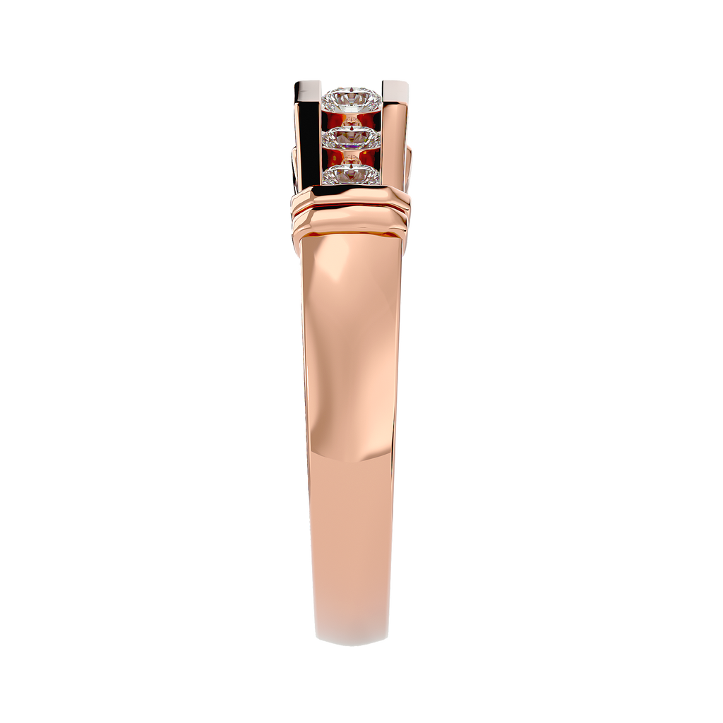 Ian Diamond Mens Studded Ring