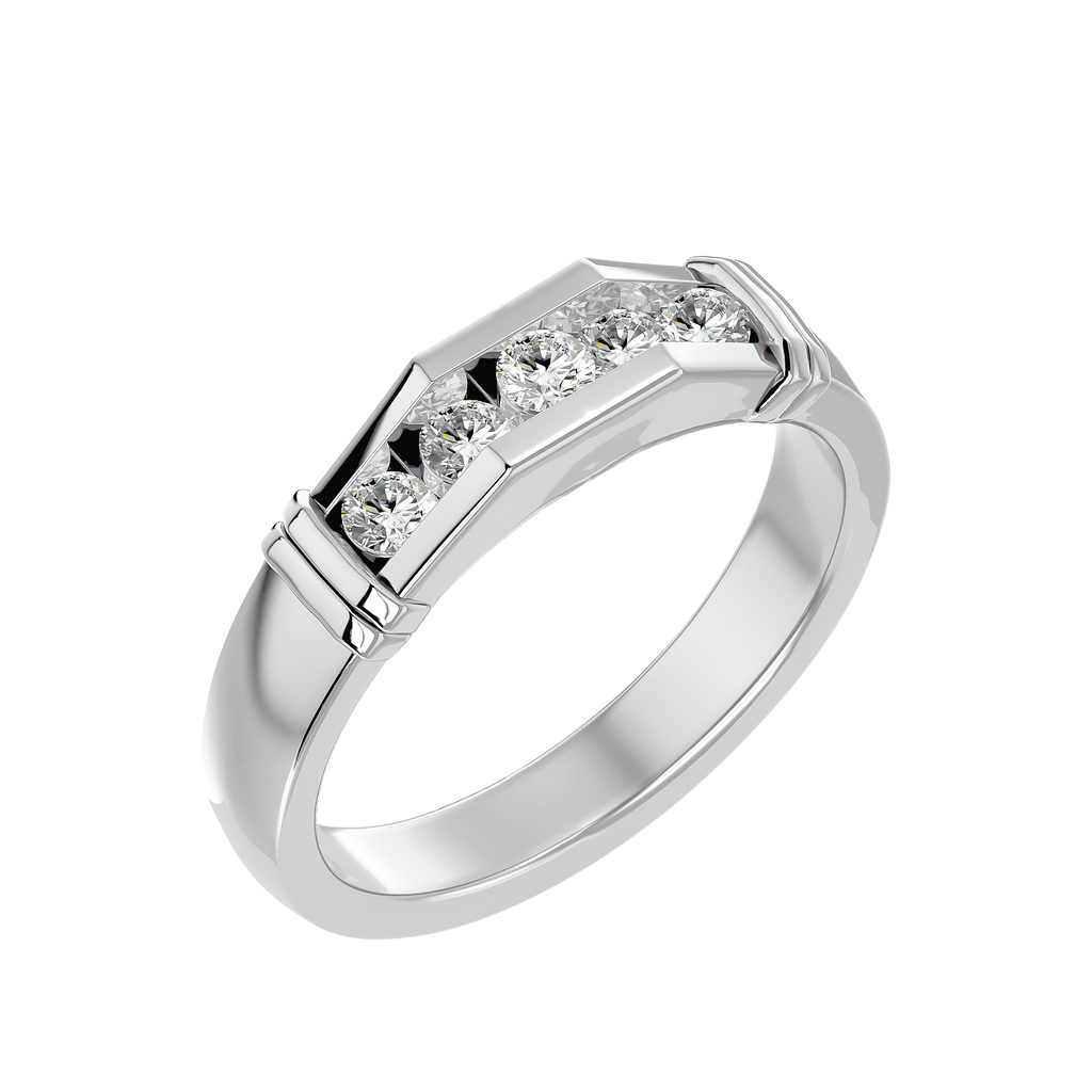 Ian Diamond Mens Studded Ring