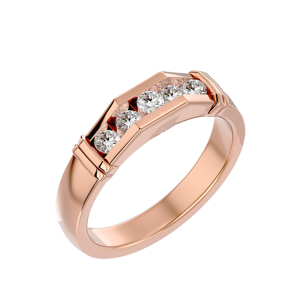 Ian Diamond Mens Studded Ring