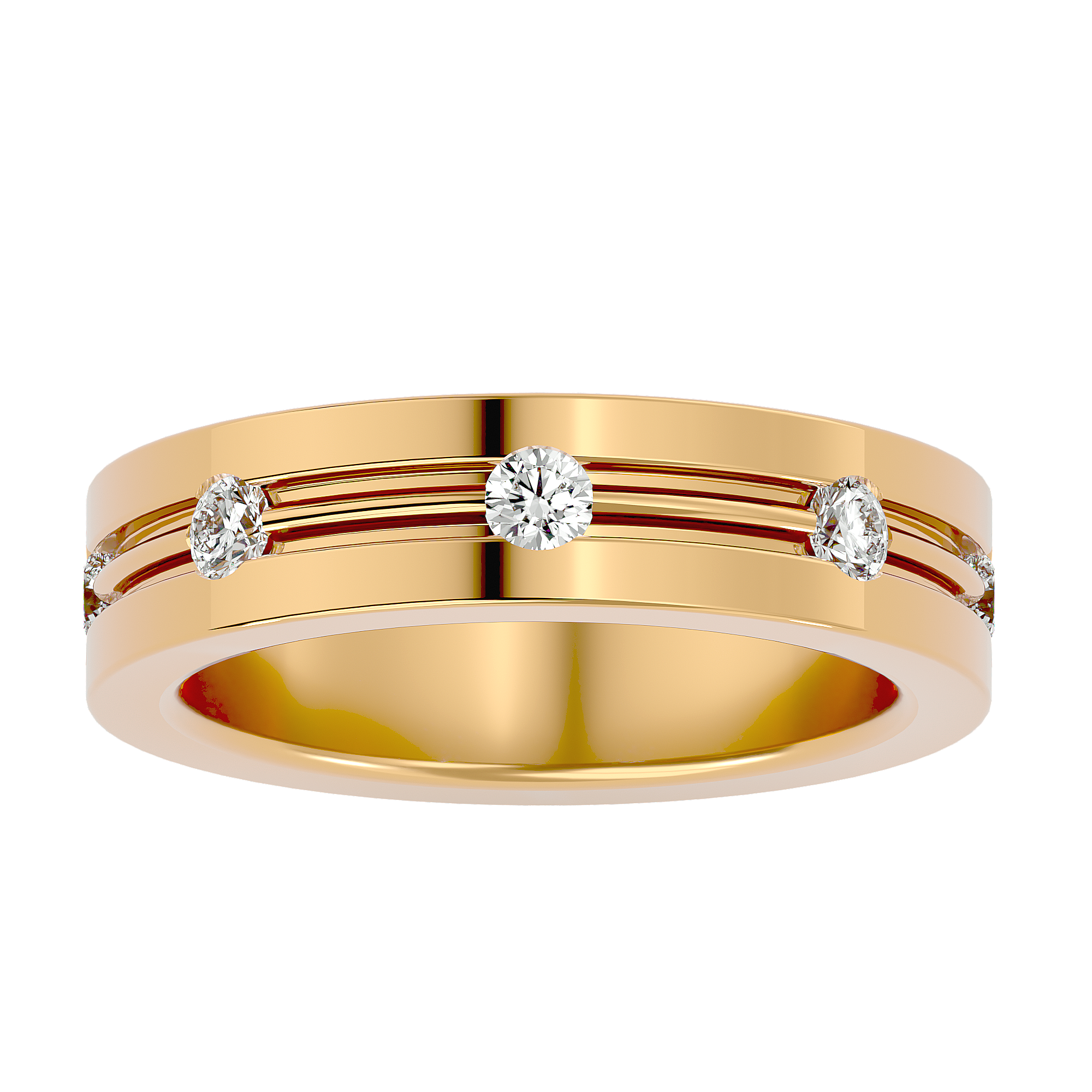 Christiana Mens Studded Ring