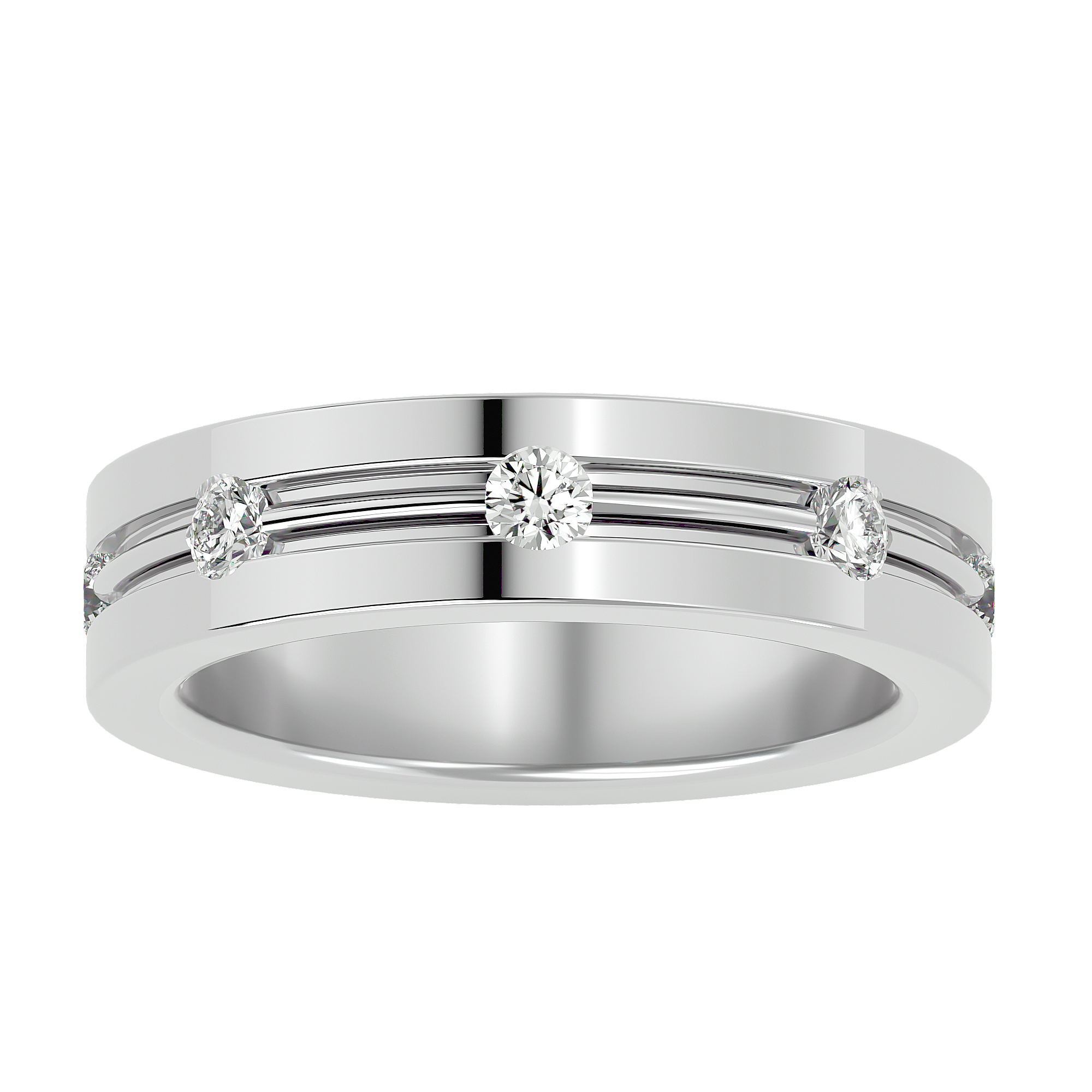 Christiana Mens Studded Ring