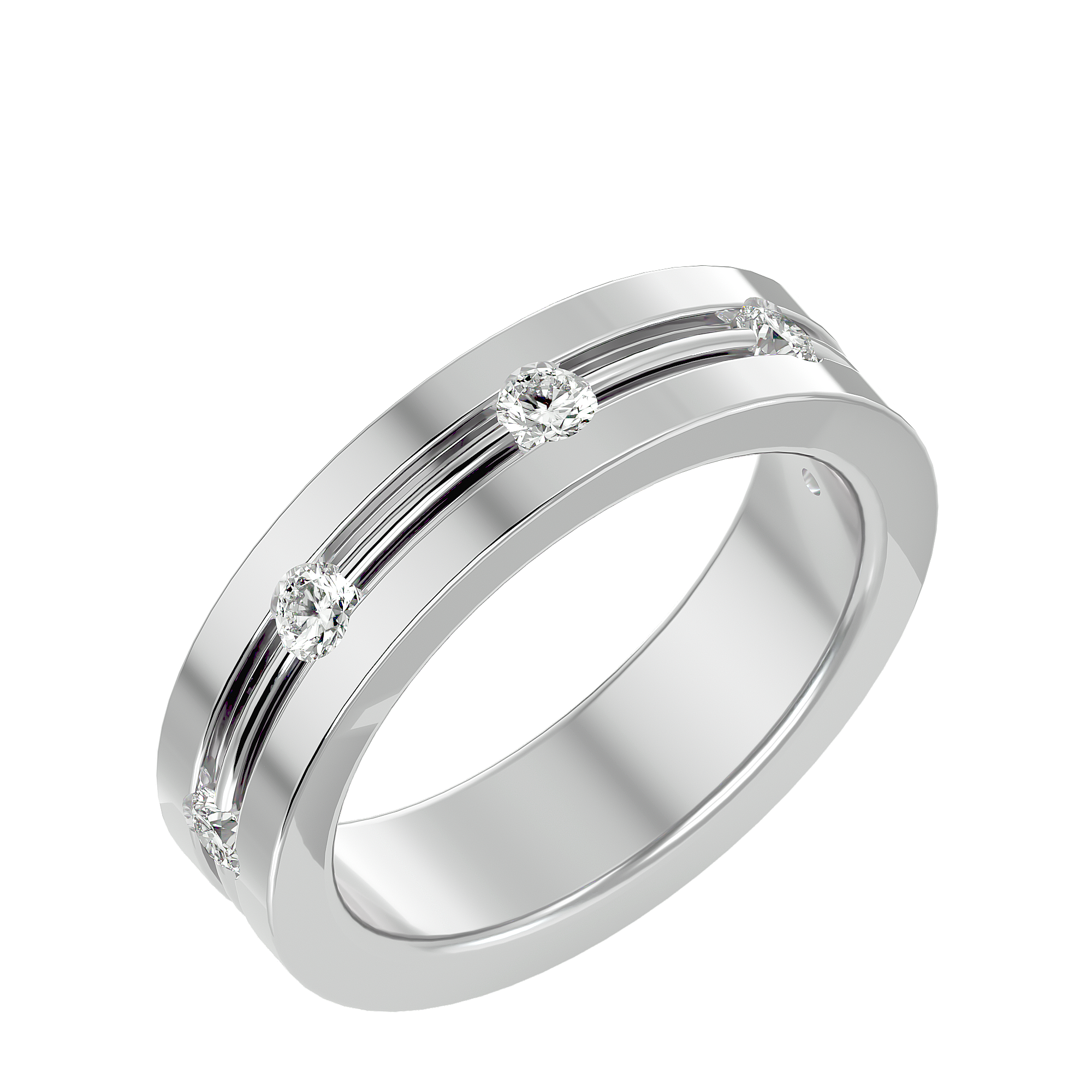 Christiana Mens Studded Ring