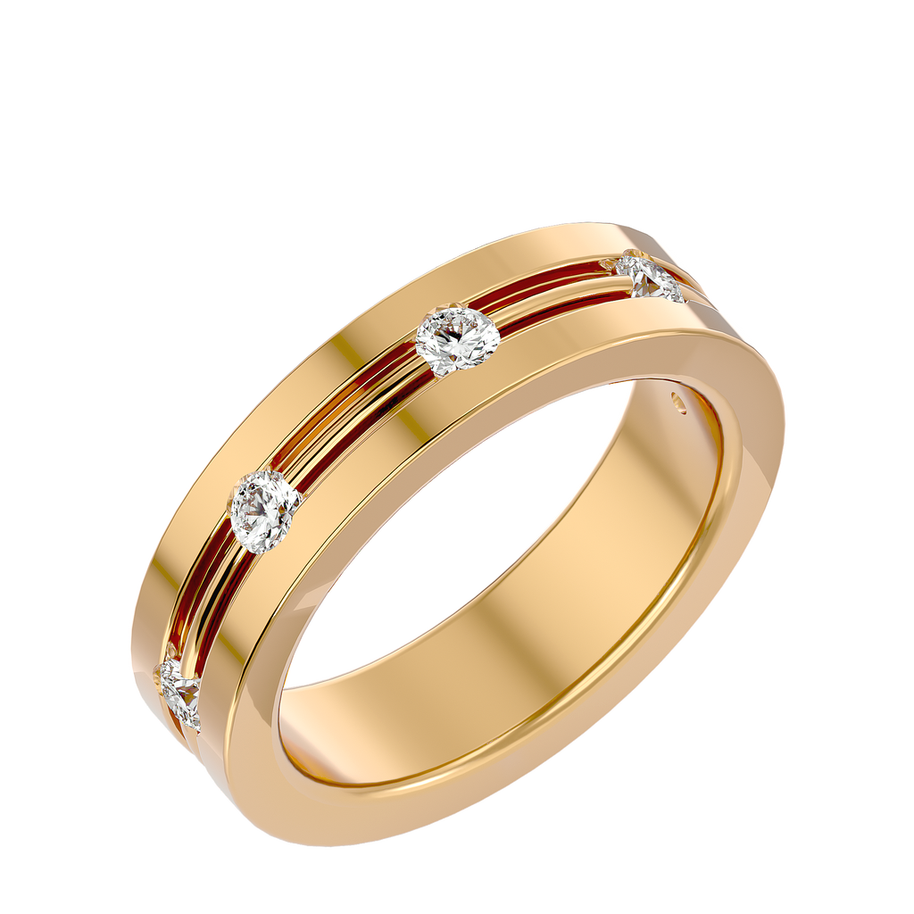 Christiana Mens Studded Ring