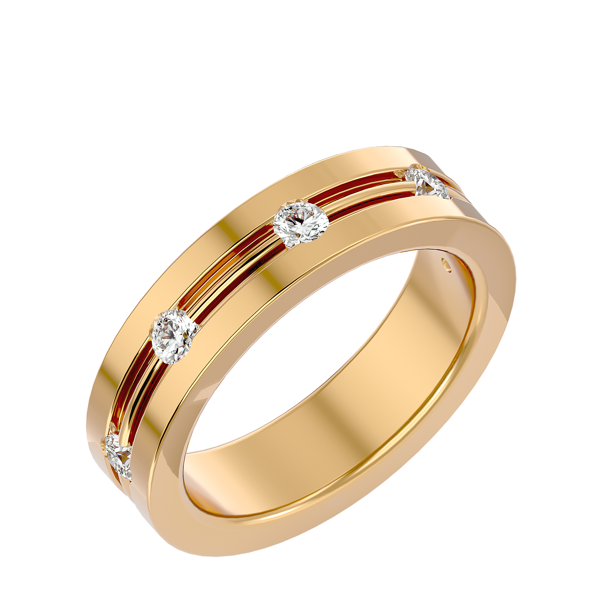 Christiana Mens Studded Ring
