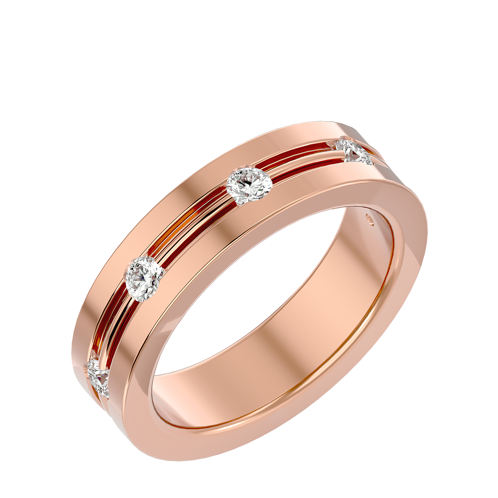 Christiana Mens Studded Ring
