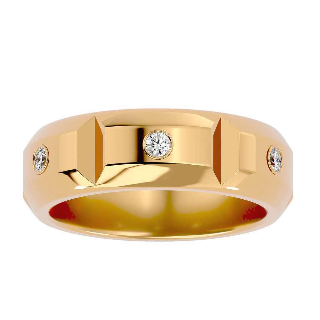 Gabriella Mens Studded  Band