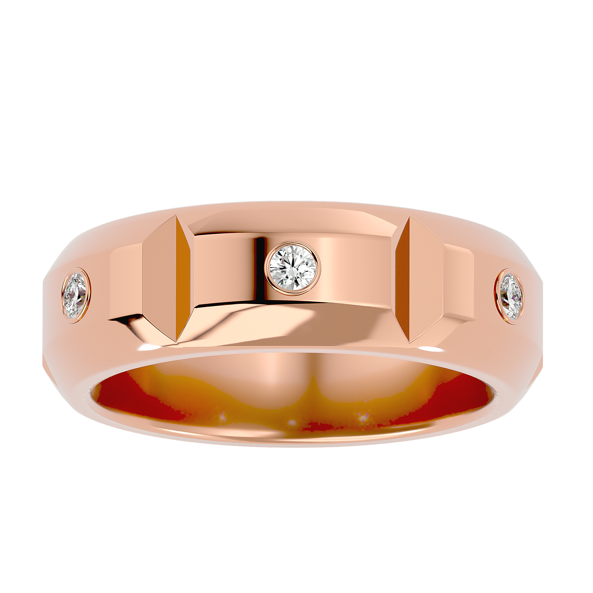 Gabriella Mens Studded  Band