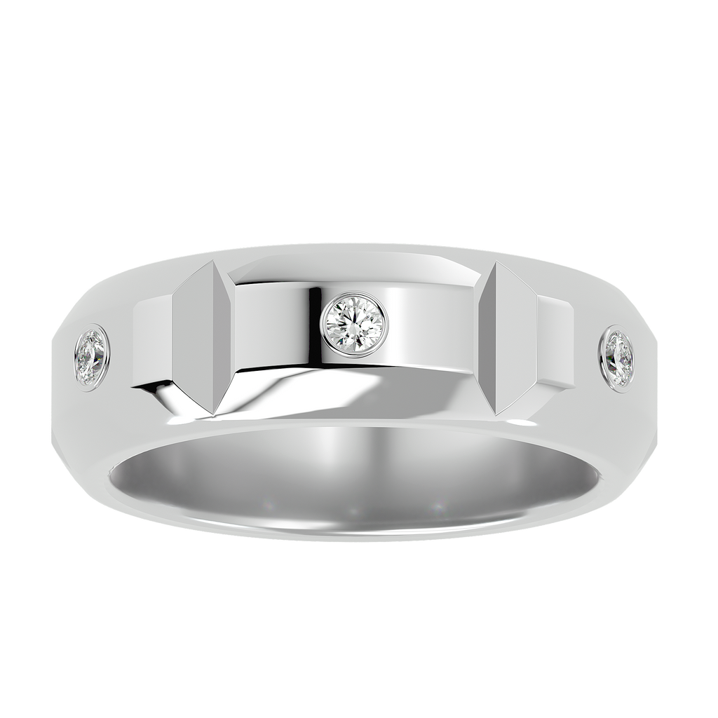 Gabriella Mens Studded  Band