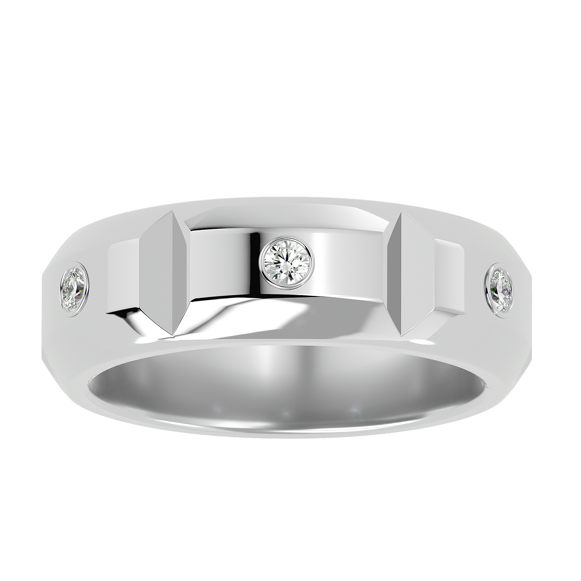 Gabriella Mens Studded  Band
