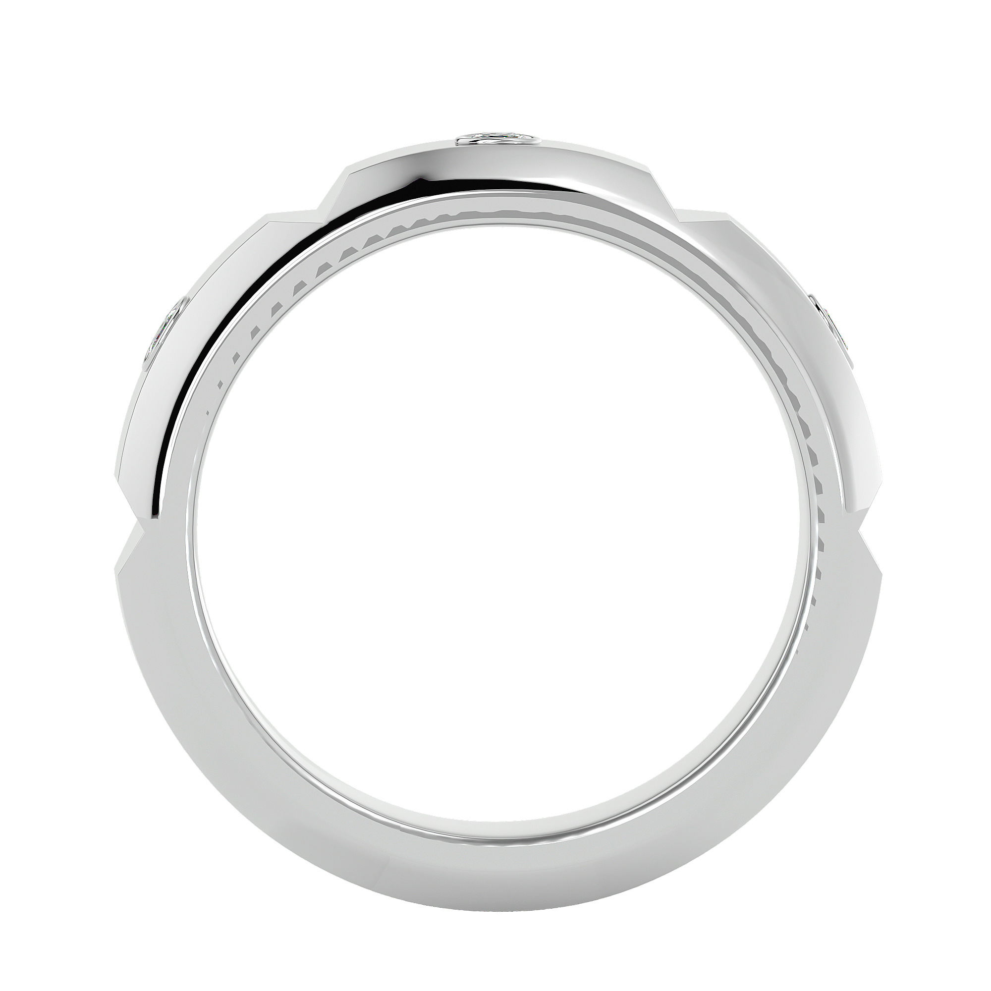 Gabriella Mens Studded  Band