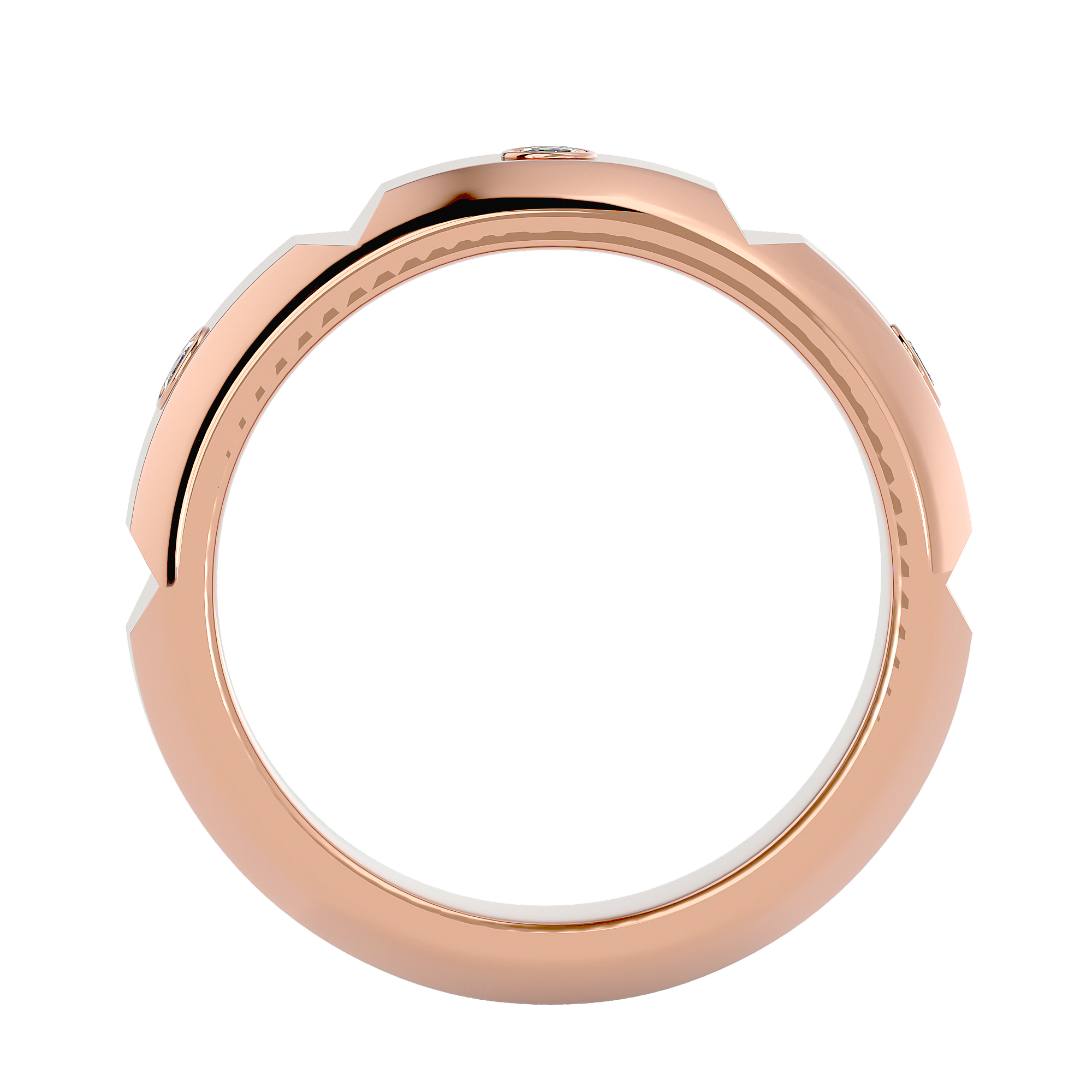 Gabriella Mens Studded  Band