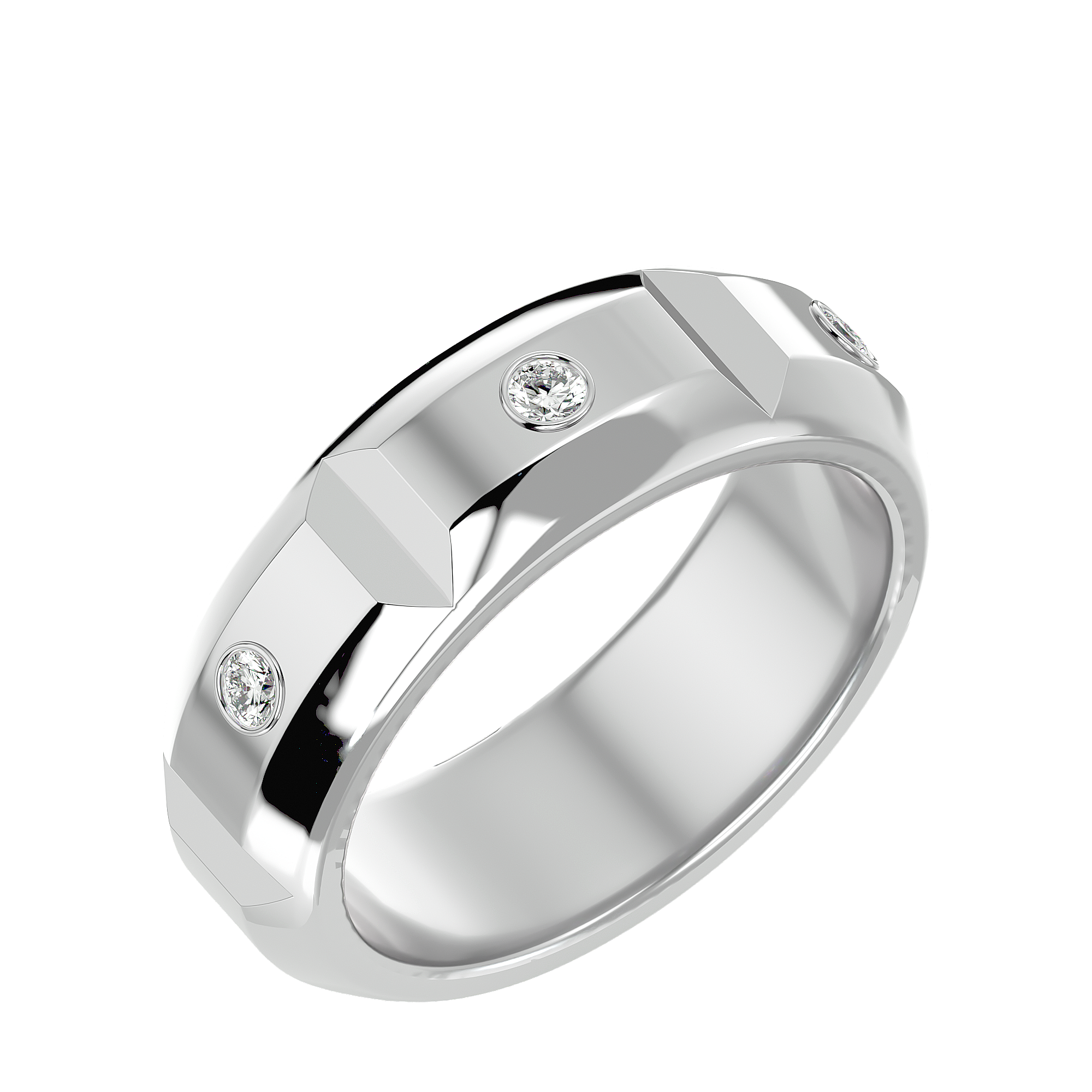 Gabriella Mens Studded  Band